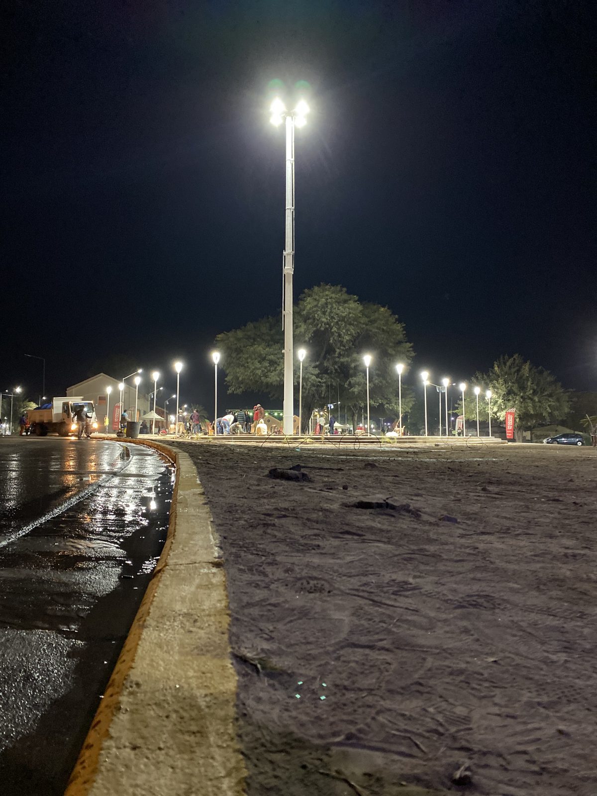 Plaza 9 de Julio — inauguración